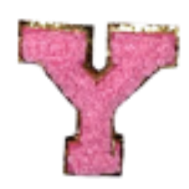 Columbia Pale Pink Letter Sticker