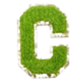 Columbia Green Letter Sticker