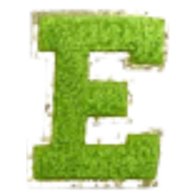 Columbia Green Letter Sticker