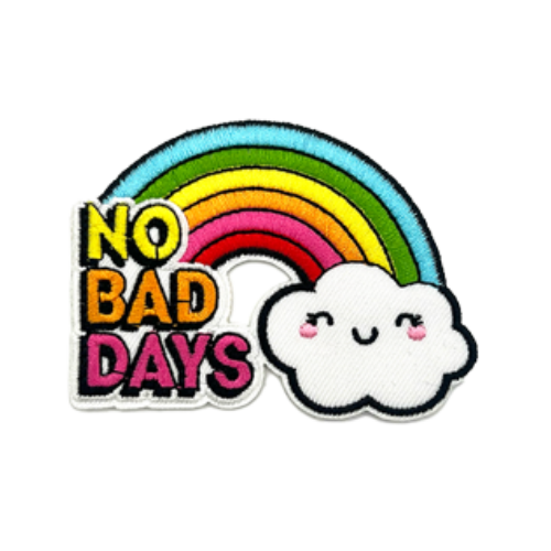 No Bad Days iron-on sticker