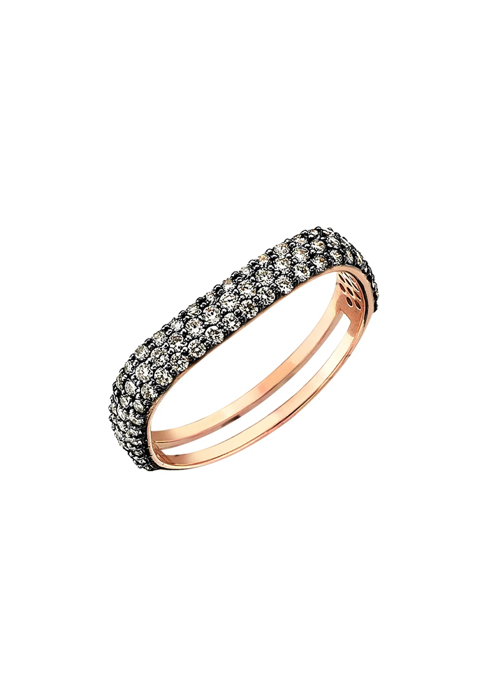 Bague Reef Diamants Champagne - Kismet By Milka