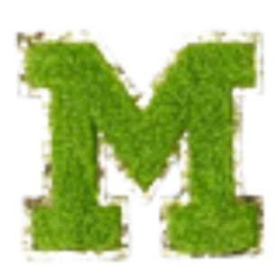 Columbia Green Letter Sticker