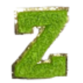 Columbia Green Letter Sticker