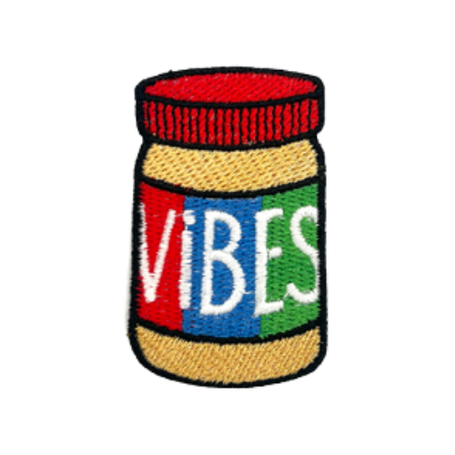 Peanut Butter Vibes Iron-on Patch