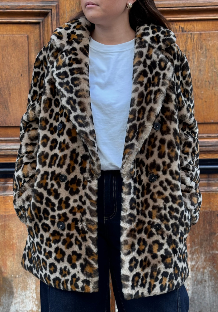 Manteau Ninette Léopard - Oud Paris