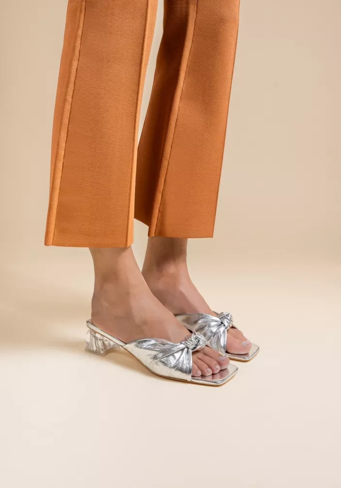 Mules Boboli Silver