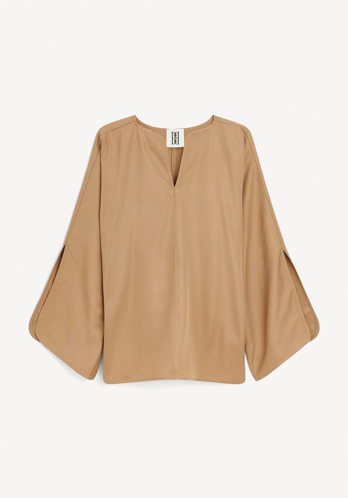 Blusa Calias en tabaco