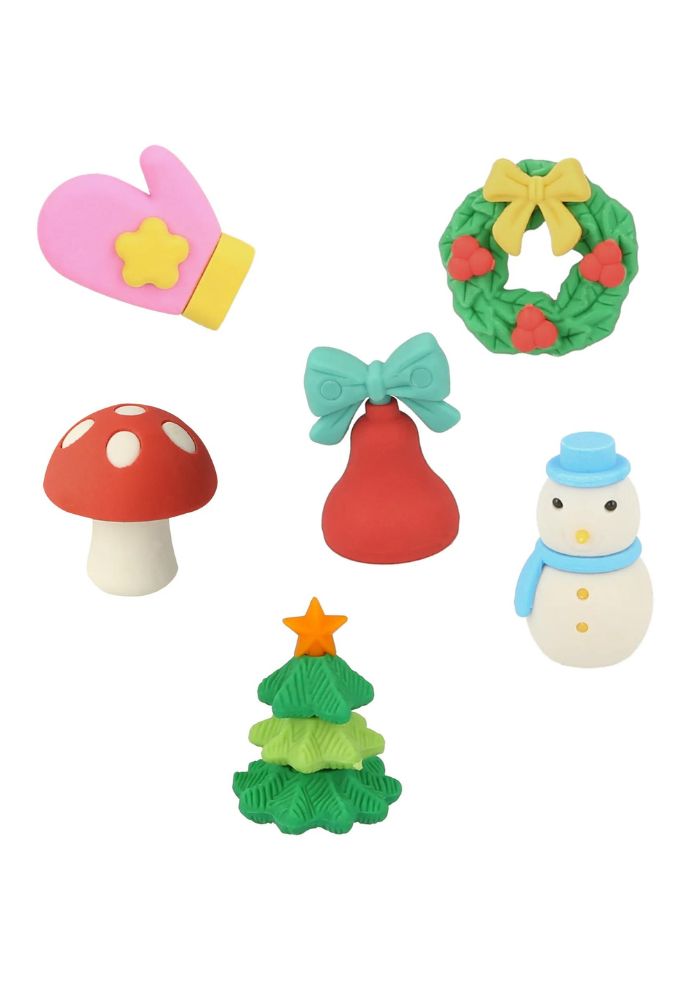 6 Crackers Bonhommes De Neige - Meri Meri