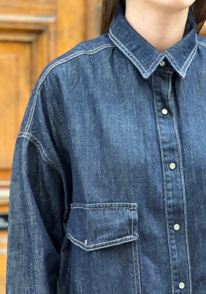 Chemise Longue En Jean - Sélectionné Par Blush