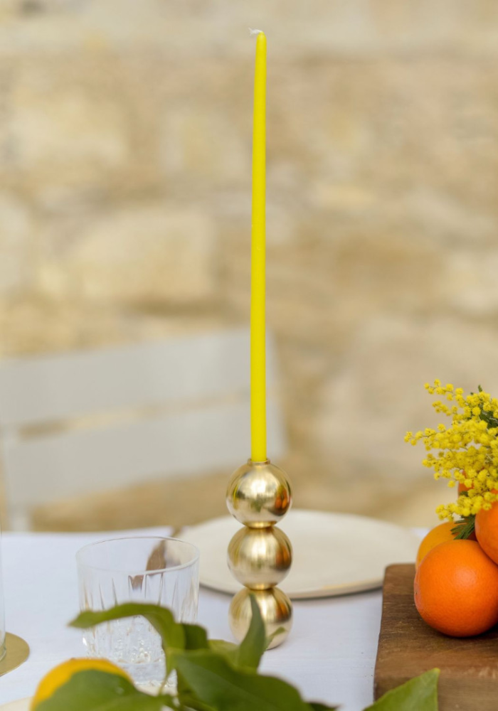 Bougeoir Sphère Pour Bougies Fines - Sélectionné par Blush