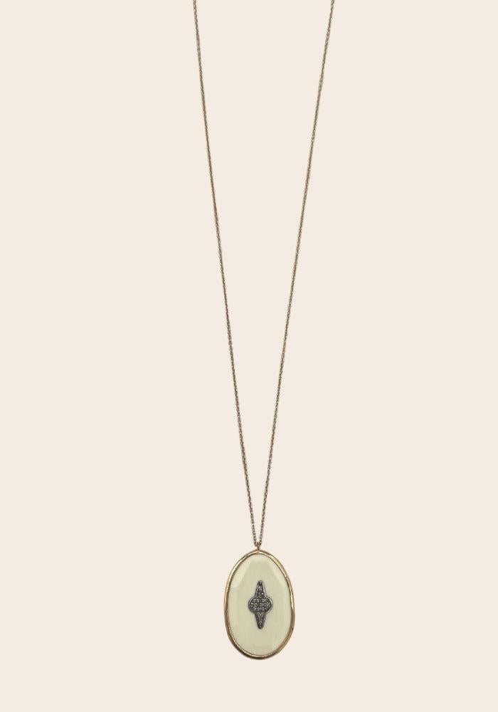 Pré-Commande Collier Simone Blanc Exclu Blush