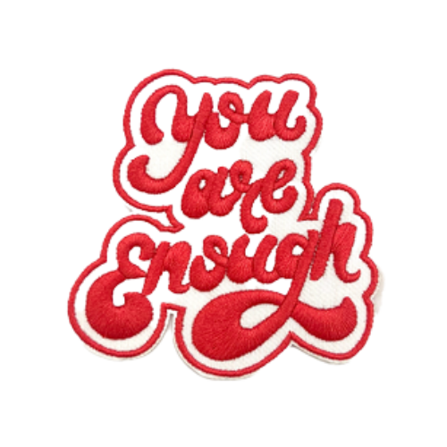 You Are Enough iron-on sticker