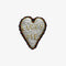 Broche Coeur Lucky Me Blanc