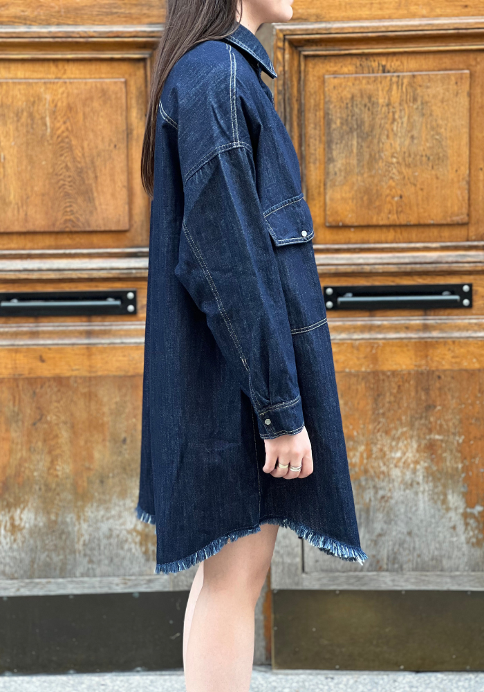 Chemise Longue En Jean - Sélectionné Par Blush
