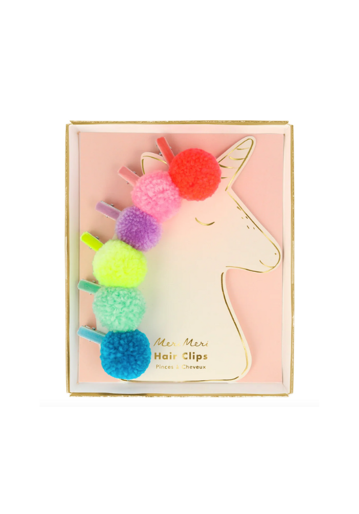 Barrettes à cheveux pompons - Meri Meri