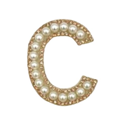 Columbia Patch Letter Beads