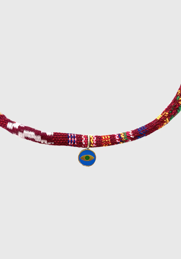 Collier Woodstock Bordeaux - Feidt