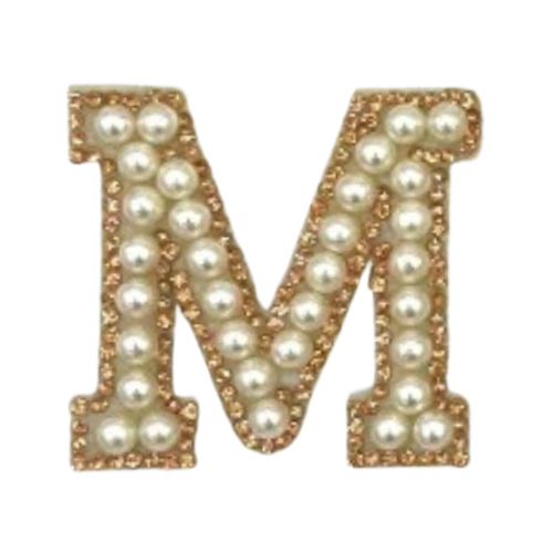 Columbia Patch Letter Beads