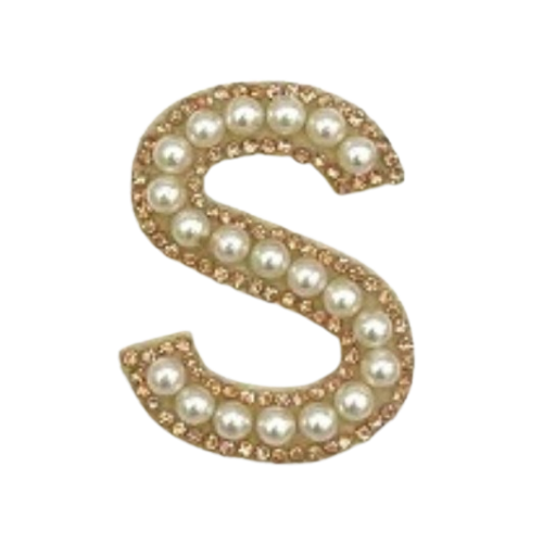 Columbia Patch Letter Beads