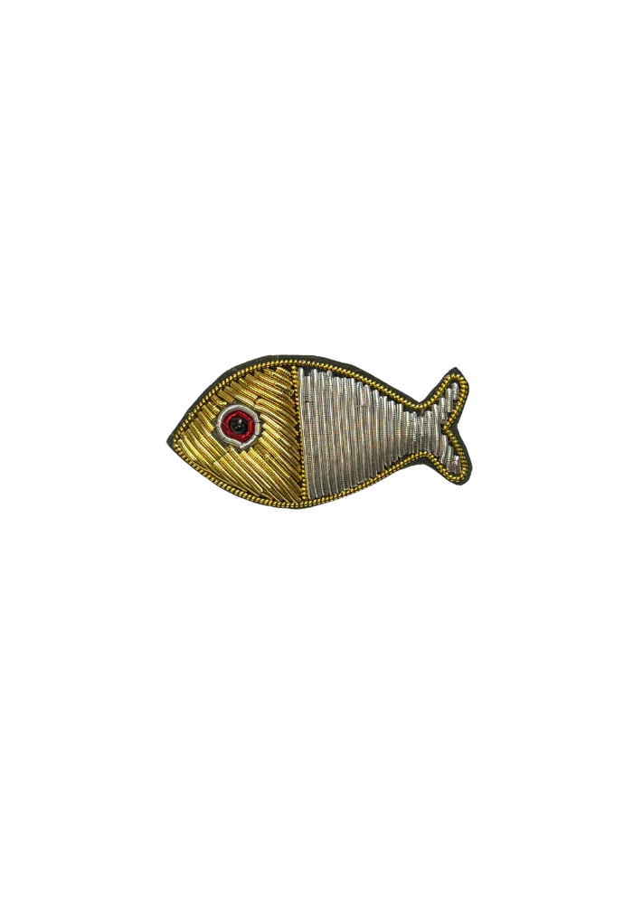 Broche Poisson Argent - Sélectionné par Blush