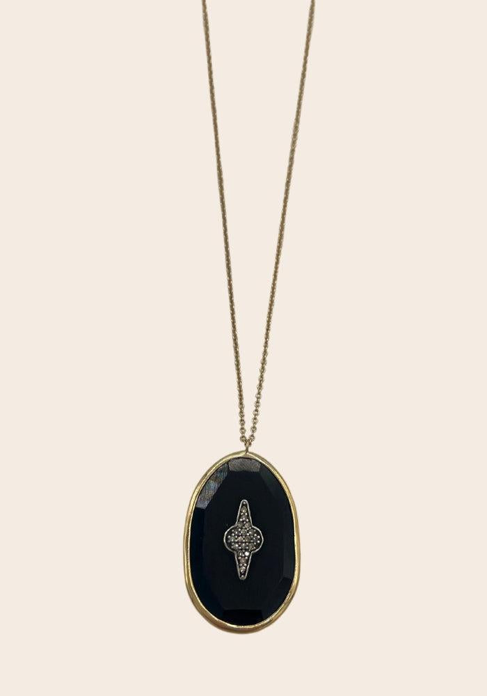 Pré-Commande Collier Simone Noir Exclu Blush