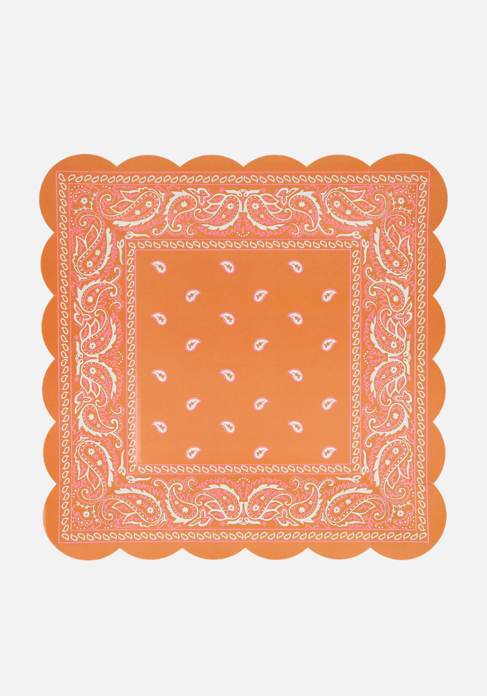Lot de 8 Assiettes Carrés Bandana - Meri Meri