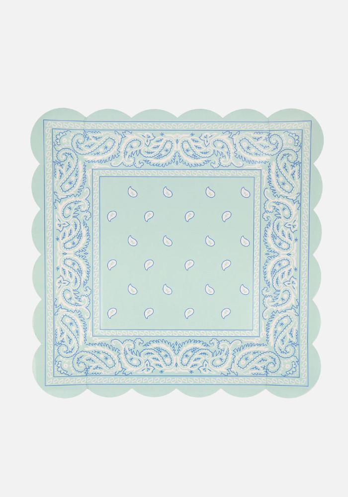 Lot de 8 Assiettes Carrés Bandana - Meri Meri