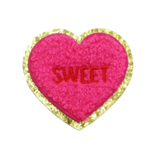 Patch Thermocollant Coeur À Message Sweet - MB Columbia