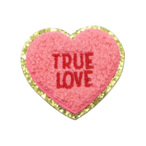 Patch Thermocollant Coeur À Message True Love - MB Columbia