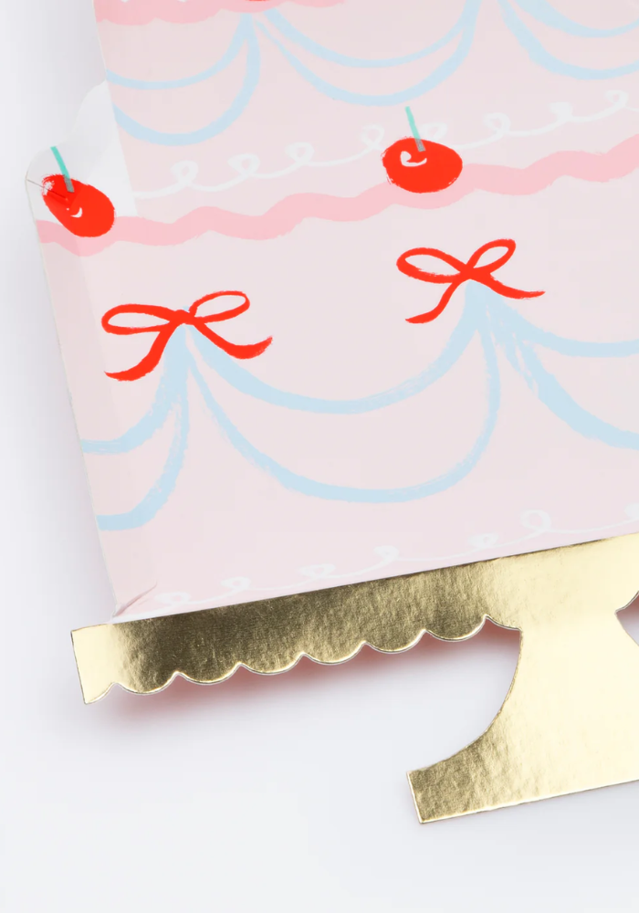 Lot de 8 Assiettes Papier En Forme De Gâteau - Meri Meri