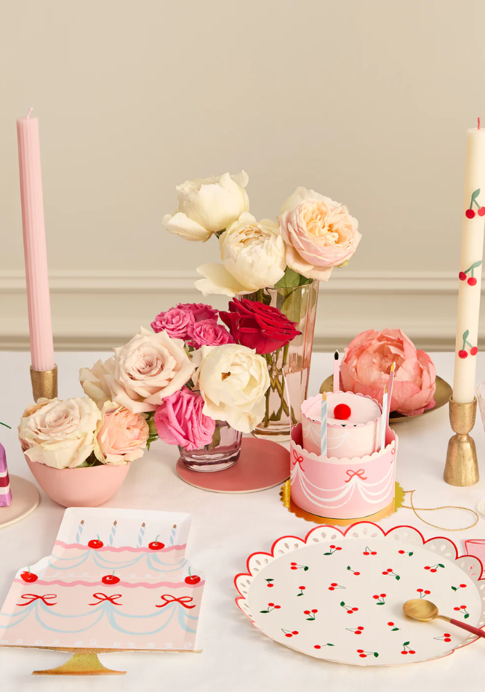 Lot de 8 Assiettes Papier En Forme De Gâteau - Meri Meri