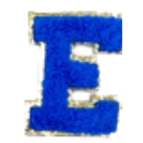 Sticker Columbia Lettre Bleue Roi
