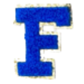 Sticker Columbia Lettre Bleue Roi