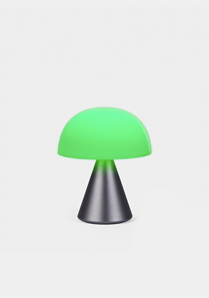 Lampe Led "Mina" Medium Gris Métallique - Lexon