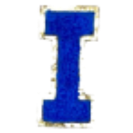 Sticker Columbia Lettre Bleue Roi