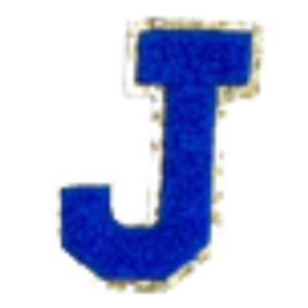 Sticker Columbia Lettre Bleue Roi