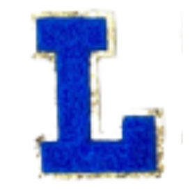 Sticker Columbia Lettre Bleue Roi
