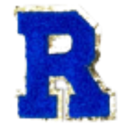 Sticker Columbia Lettre Bleue Roi
