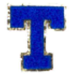 Sticker Columbia Lettre Bleue Roi