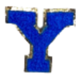 Sticker Columbia Lettre Bleue Roi