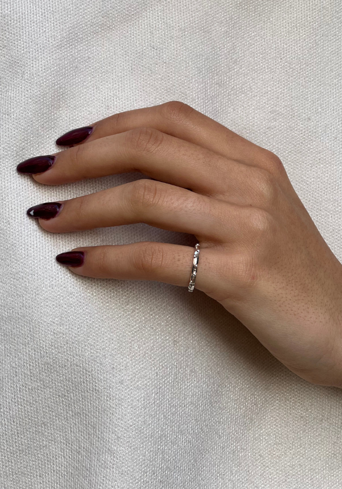 Bague Fine Multi Boules Argent - Canyon