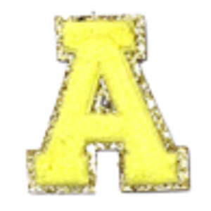 Columbia Yellow Letter Sticker