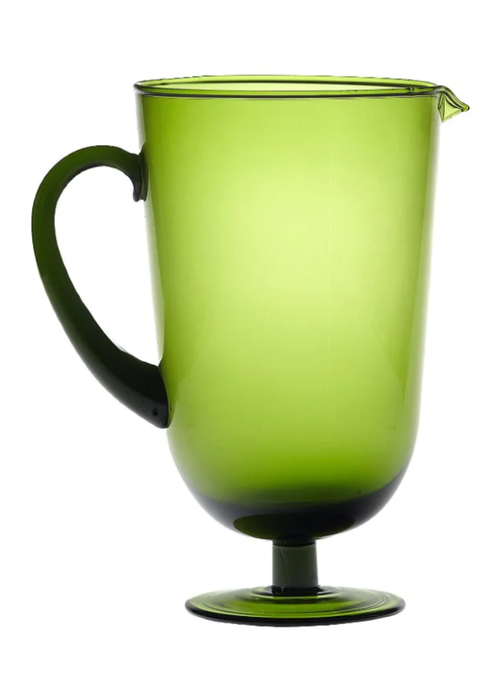 Carafe A Pied Vert - Blush Sélection Décoration
