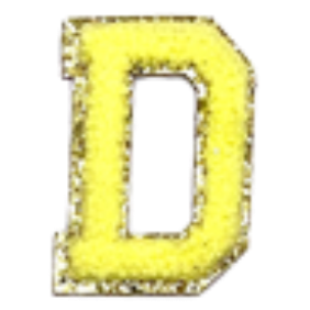 Columbia Yellow Letter Sticker