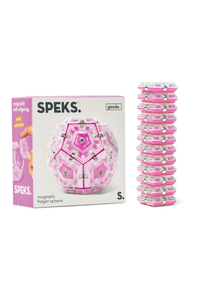Jeu Magnétique Sphère De Géode Rose - Blush Sélection Jeux