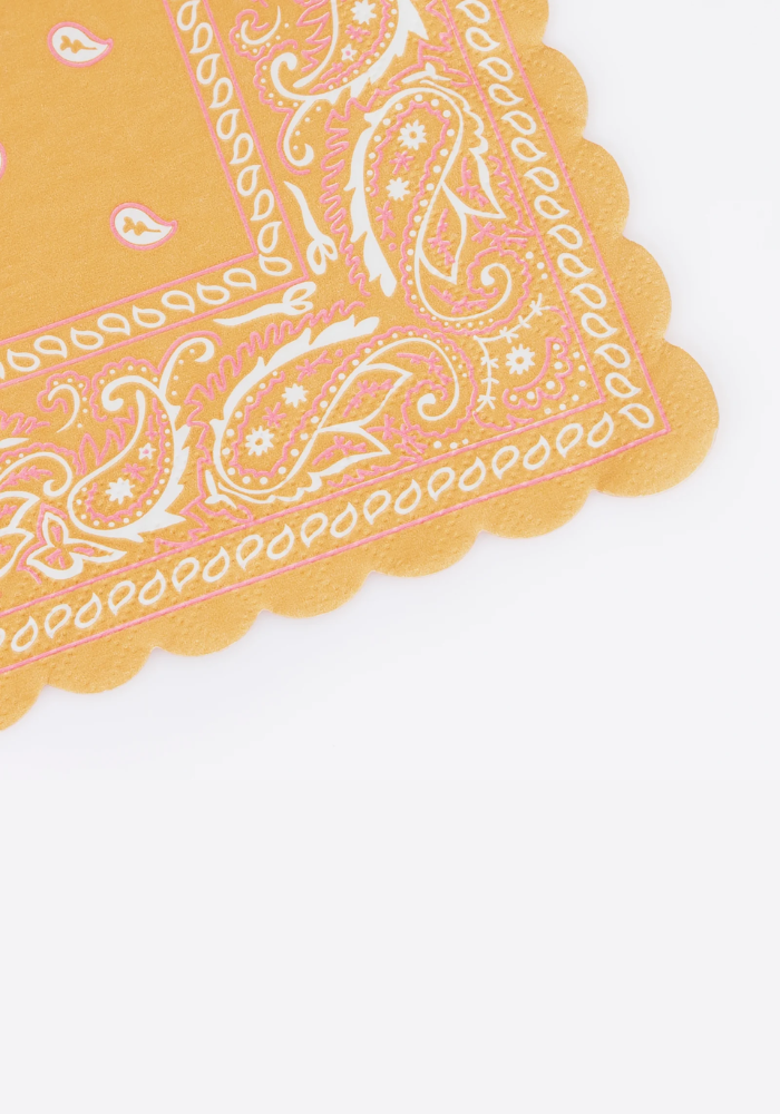 Lot de 16 Serviettes En Papier Bandana - Meri Meri