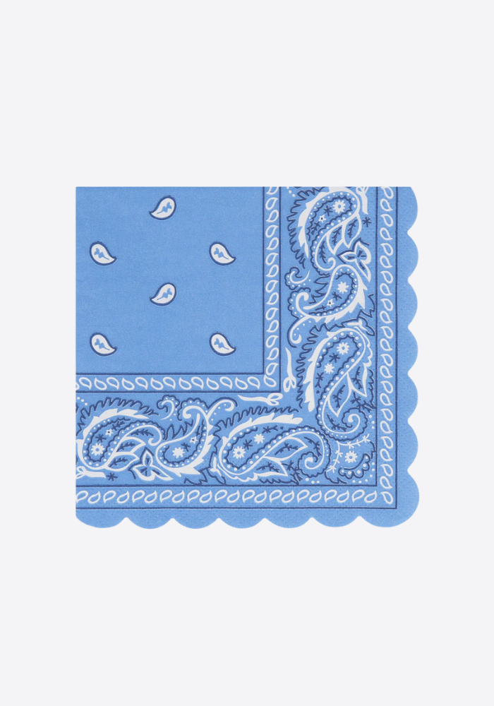 Lot de 16 Serviettes En Papier Bandana - Meri Meri
