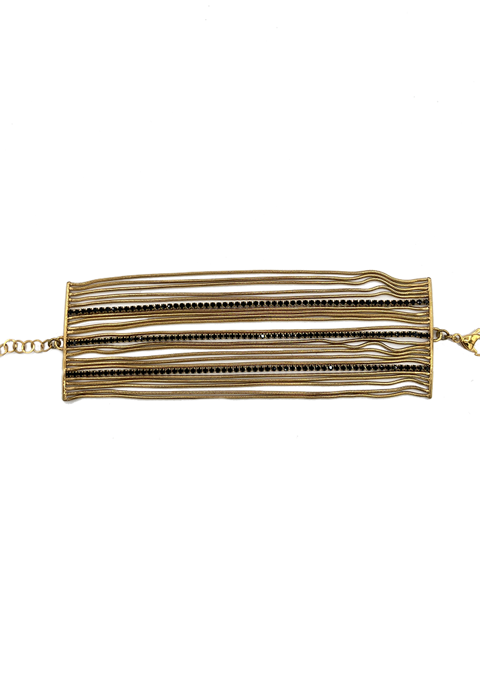 Manchette 23 Chaînes - Blush Sélection Bijoux