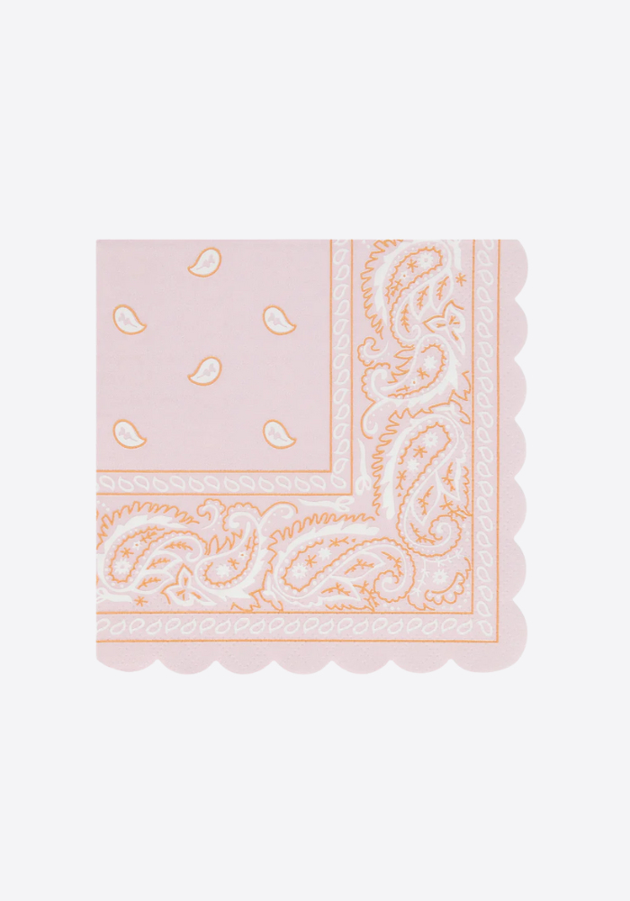 Lot de 16 Serviettes En Papier Bandana - Meri Meri