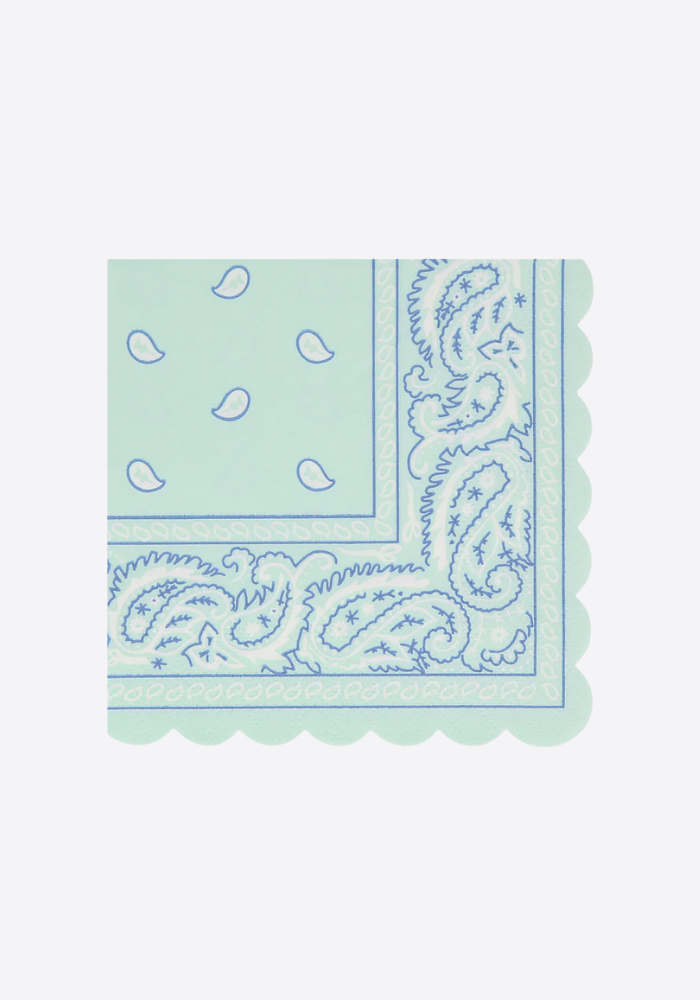 Lot de 16 Serviettes En Papier Bandana - Meri Meri